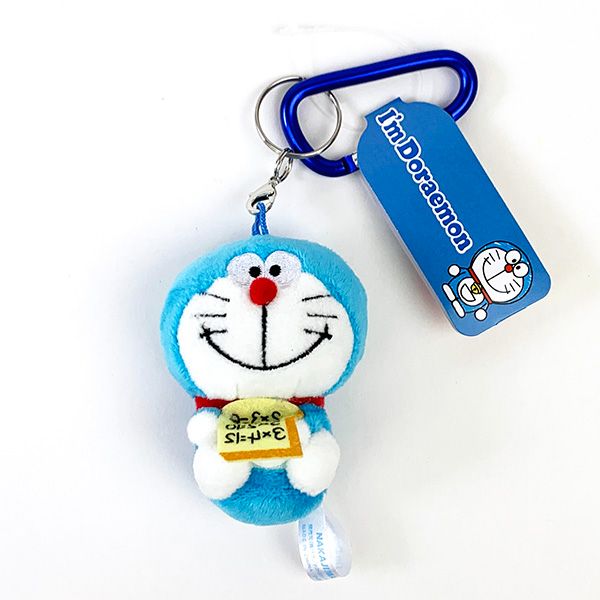 Japan Doraemon Carabiner Plush Doll Keychain