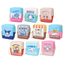 Load image into Gallery viewer, Japan Sanrio Tuxedo Sam / Pochacco / Marron Cream / Kuromi / Hangyodon / Pompompurin / Little Twin Stars / Patty and Jimmy / Cinnamoroll / Cheery Chums Coin Purse Small Pouch (Fancy Retro)