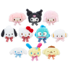 Afbeelding in Gallery-weergave laden, Japan Sanrio Face Style Plush Hair Clip (Gingham Ribbon)