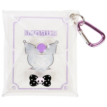 Load image into Gallery viewer, Japan Sanrio Clear Mini Coin Case with Carabiner