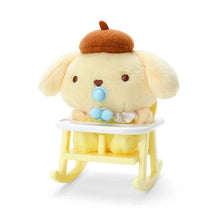 Load image into Gallery viewer, Japan Sanrio Pompompurin / Tuxedo Sam / Pochacco / Cinnamoroll / Hello Kitty / My Melody / Kuromi / Sweet Piano Plush Doll Keychain (Baby Chair)
