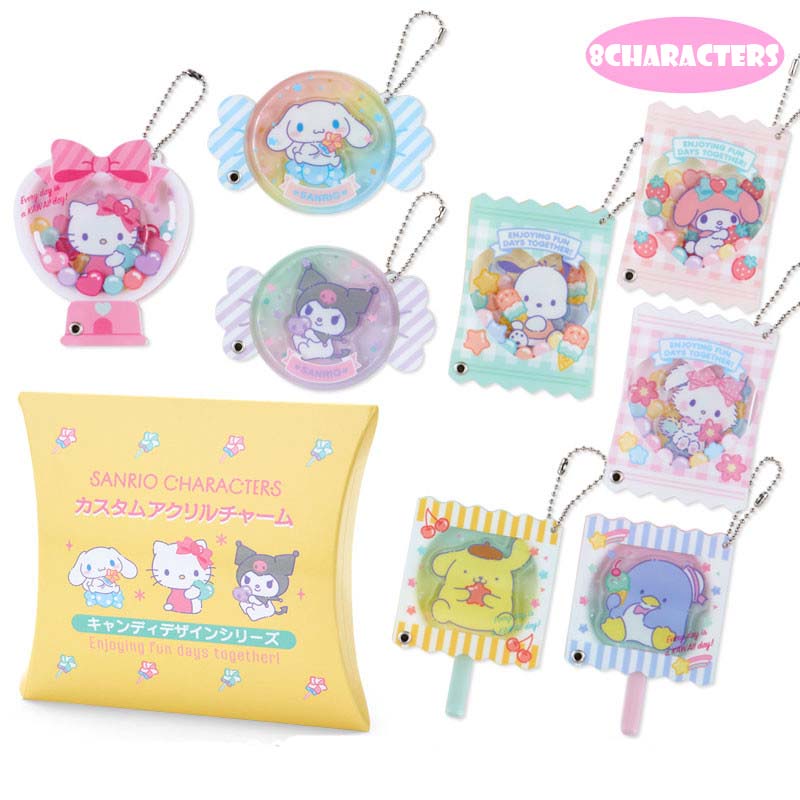 Japan Sanrio - Cinnamoroll Long Custom Acrylic Charm (Baby Bottle