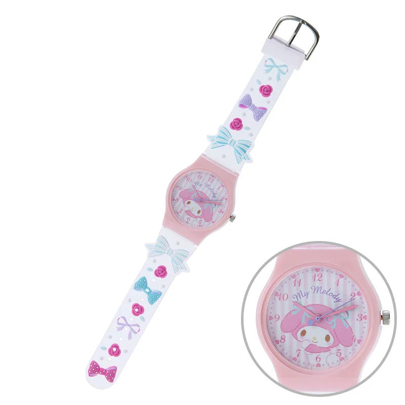 Japan Sanrio Hello Kitty / My Melody / Cinnamoroll / Kuromi / Pochacco Kids Rubber Watch