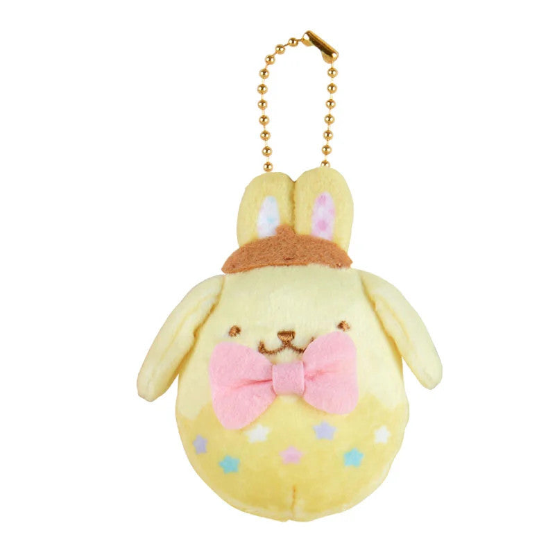 Japan Sanrio Hello Kitty / My Melody / Kuromi / Pompompurin / Cinnamoroll / My Sweet Piano / Usahana / Marron Cream Plush Doll Keychain Blind Box (Easter Rabbit) 2024