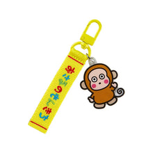 Load image into Gallery viewer, Japan Sanrio Logo Embroidery Tag Keychain (Character Ranking)