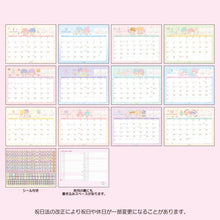 Load image into Gallery viewer, Japan Sanrio 2025 Desk Calendar with Sticker