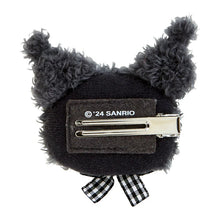 Afbeelding in Gallery-weergave laden, Japan Sanrio Face Style Plush Hair Clip (Gingham Ribbon)