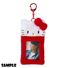 Load image into Gallery viewer, Japan Sanrio Plush Photo Card Holder Pass Case Keychain (Enjoy Idol)