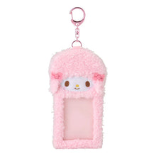 Load image into Gallery viewer, Japan Sanrio Plush Photo Card Holder Pass Case Keychain (Enjoy Idol)