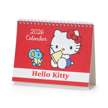 Load image into Gallery viewer, Japan Sanrio 2026 Desk Calendar with Sticker