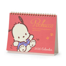 Load image into Gallery viewer, Japan Sanrio 2026 Desk Calendar with Sticker