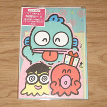 Load image into Gallery viewer, Japan Sanrio Hangyodon / Hello Kitty / Kuromi / Pochacco / Cinnamoroll / Pompompurin / My Melody / Keroppi Greeting Card Birthday Card
