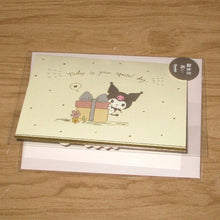 Load image into Gallery viewer, Japan Sanrio Kuromi / Hello Kitty / My Melody / Cinnamoroll Greeting Card Birthday Card

