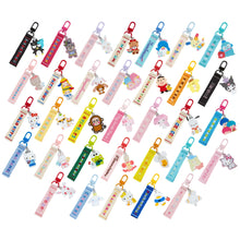 Load image into Gallery viewer, Japan Sanrio Logo Embroidery Tag Keychain (Character Ranking)