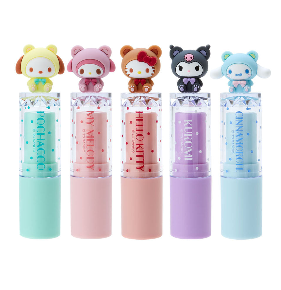 Japan Sanrio Store NEW Lip Balm Kitty, Melody, Cinnamoroll, Kuromi, Pochacco