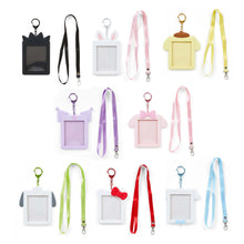 Load image into Gallery viewer, Japan Sanrio Neck Photo Card Holder Pass Keychain (Enjoy Idol)