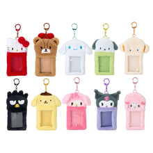 Load image into Gallery viewer, Japan Sanrio Plush Photo Card Holder Pass Case Keychain (Enjoy Idol)