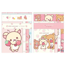 Load image into Gallery viewer, Japan San-X Rilakkuma Letter Paper &amp; Envelope Set (Strawberry Every Day)
