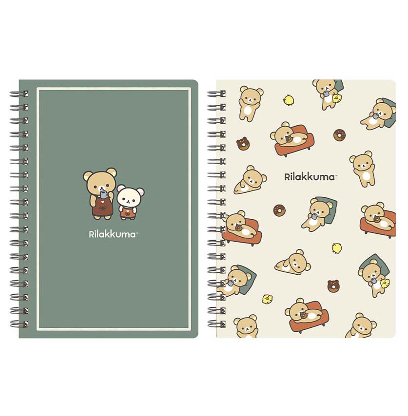 Japan San-X Rilakkuma Spiral Notebook (Home Cafe) – Newbie Village