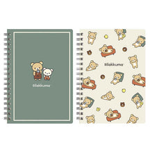 Load image into Gallery viewer, Japan San-X Rilakkuma Spiral Notebook (Home Cafe)
