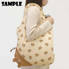 Load image into Gallery viewer, Japan San-X Rilakkuma Eco Shopping Tote Bag (Face)