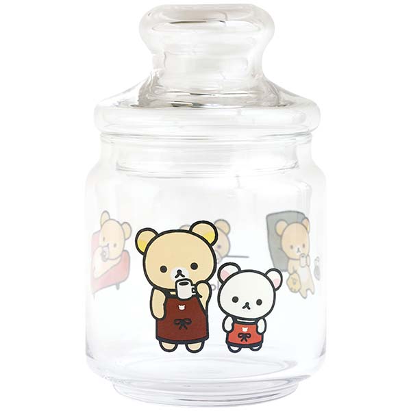 Japan San-X Rilakkuma Glass Jar (Home Cafe)