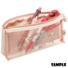 Load image into Gallery viewer, Japan San-X Rilakkuma Clear Pencil Case Pen Pouch (Basic)
