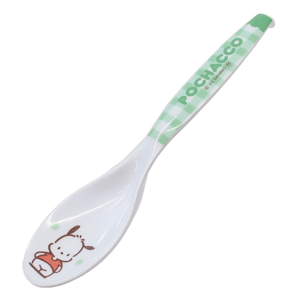 Japan Sanrio Cinnamoroll / My Melody / Kuromi / Pochacco / Hangyodon Plastic Spoon (checked)