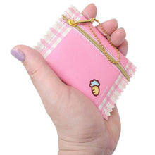 Load image into Gallery viewer, Japan Sanrio Tabo / Rururu Gakuen / Keorppi / Marron Cream / Kuromi / Pochcco / Cheery Chums / Pompompurin / Patty and Jimmy / Coro Coro Kuririn / Usahana / Hello Kitty / Cinnamoroll / Goropikadon / Hangyodon Coin Purse Keychain (Fancy Retro)