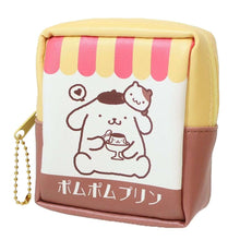 Load image into Gallery viewer, Japan Sanrio Tuxedo Sam / Pochacco / Marron Cream / Kuromi / Hangyodon / Pompompurin / Little Twin Stars / Patty and Jimmy / Cinnamoroll / Cheery Chums Coin Purse Small Pouch (Fancy Retro)