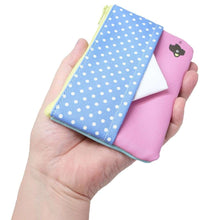 Load image into Gallery viewer, Japan Sanrio Tabo / Marron Cream / Cheery Chums / Rururu Gakuen / Coro Coro Kuririn / Usahana / Hello Kitty / Cinnamoroll / Goropikadon / Hangyodon / Bad Badtz Maru Small Pouch Tissue Case (Fancy Retro)