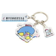 Cargar imagen en el visor de la galería, Japan Sanrio Patty and Jimmy / Marron Cream / Pochacco / Tuxedo Sam Keychain Key Ring (Retro)