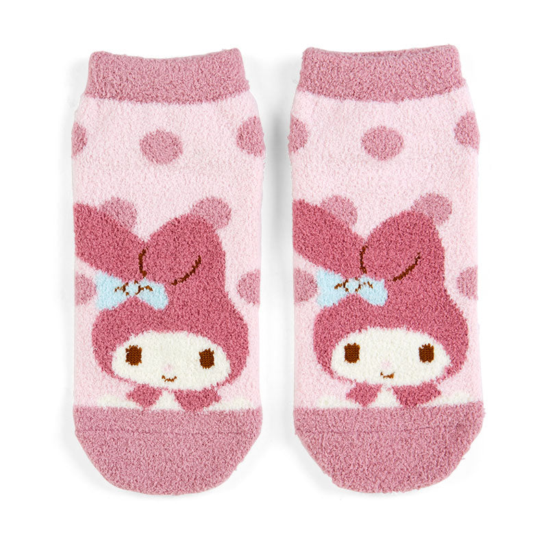 Japan Sanrio Hello Kitty / My Melody / Cinnamoroll / Pochacco / Pompompurin / Little Twin Stars / Kuromi / Tuxedo Sam / Hangyodon / Keroppi / Bad Badtz Maru Thick Ankle Socks (Dots)