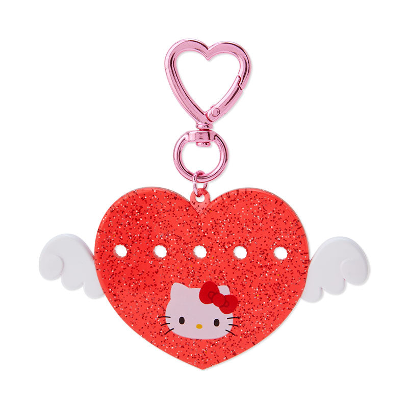 Japan Sanrio Hello Kitty / Little Twin Stars / Pochacco / Pompompurin / Cinnamoroll / Kuromi / My Melody Heart Style Keychain (My Pachirun)