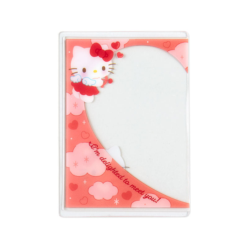 Japan Sanrio Little Twin Stars / Pompompurin / Pochacco / Kuromi / My Melody / Cinnamoroll / Tuxedo Sam / Cogimyun / Hello Kitty / Wish Me Mell Photo Card Holder Pass Case (Heart)