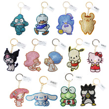 Load image into Gallery viewer, Japan Sanrio Tuxedo Sam / Keroppi / Hangyodon / My Melody / Pekkle / Kuromi / Little Twin Stars / Pompompurin / Bad Badtz Maru / Hello Kitty / Cinnamoroll / Pochacco Rhinestone Keychain