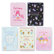 Load image into Gallery viewer, Japan Sanrio My Melody / Kuromi / Little Twin Stars / Hello Kitty / Cinnamoroll 2023 Mini Monthly Schedule Book / Planner
