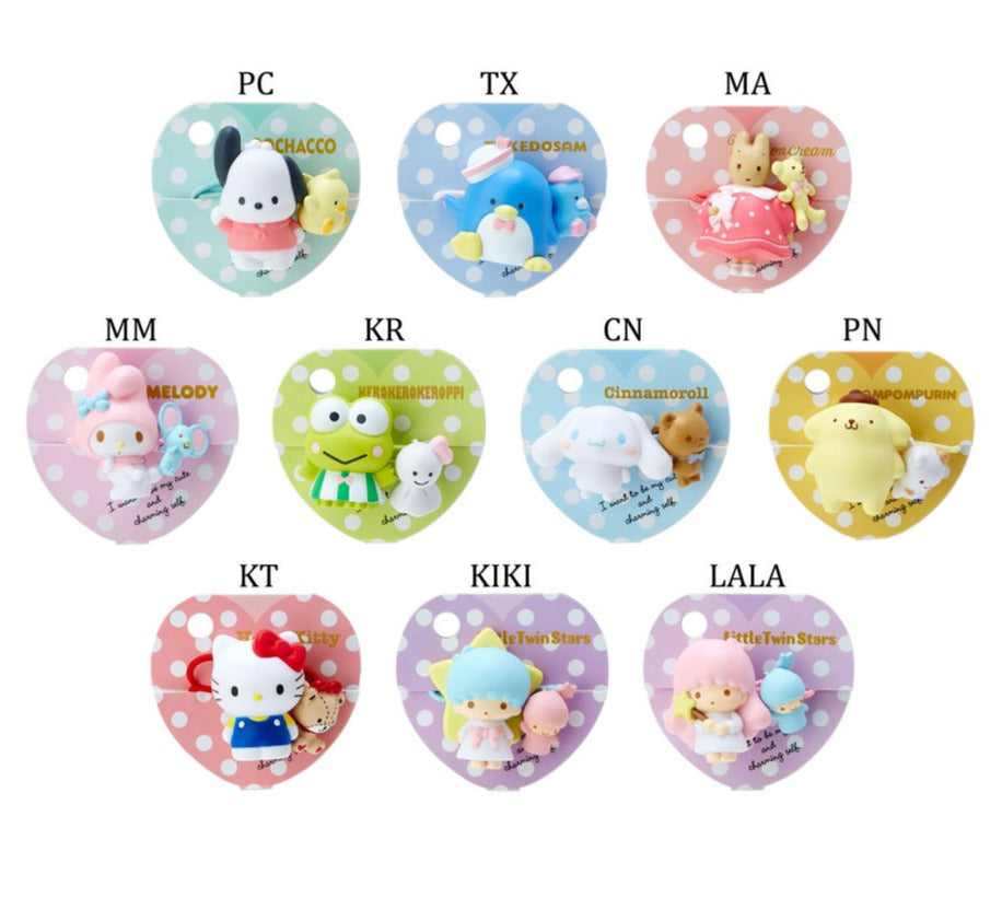 Japan Sanrio Hello Kitty / Marron Cream / My Melody / Little Twin Stars / Cinnamoroll / Pompompurin / Keroppi / Pochacco Ponytail Holder Hair Tie (Friend)