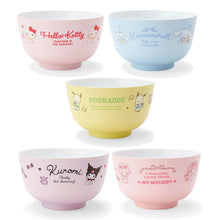 Load image into Gallery viewer, Japan Sanrio My Melody / Kuromi / Hello Kitty / Cinnamoroll / Pochacco Plastic Bowl
