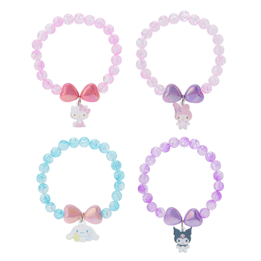 Sanrio charm bracelets  Charm bracelet tutorial, Beads bracelet design,  Tiny bead bracelet