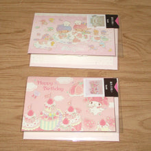Load image into Gallery viewer, Japan Sanrio My Melody / Little Twin Stars Greeting Card Birthday Card
