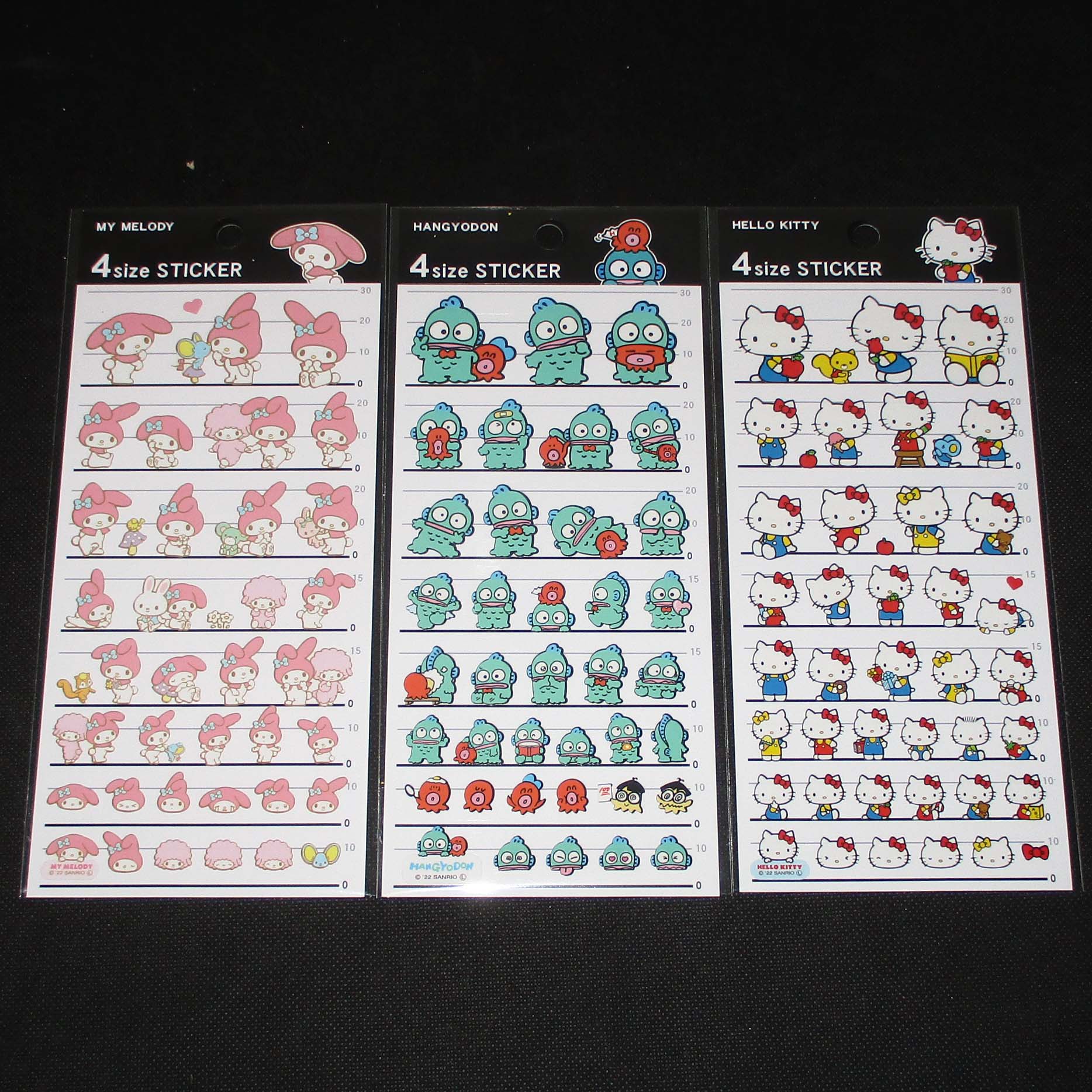 Japan Sanrio Hello Kitty / My Melody / Hangyodon Sticker Seal (4 Size) –  Newbie Village