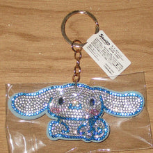 Load image into Gallery viewer, Japan Sanrio Tuxedo Sam / Keroppi / Hangyodon / My Melody / Pekkle / Kuromi / Little Twin Stars / Pompompurin / Bad Badtz Maru / Hello Kitty / Cinnamoroll / Pochacco Rhinestone Keychain