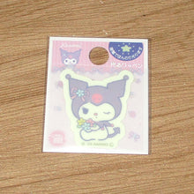 Load image into Gallery viewer, Japan Sanrio Pochacco / Hello Kitty / Kuromi / Hangyodon / My Melody / Pompompurin / Bad Badtz Maru / Tuxedo Sam / Cinnamoroll / Little Twin Stars / Pekkle / Bonbonribbon Iron on Plastic Patch Sticker (Luminous)