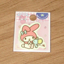 Load image into Gallery viewer, Japan Sanrio Pochacco / Hello Kitty / Kuromi / Hangyodon / My Melody / Pompompurin / Bad Badtz Maru / Tuxedo Sam / Cinnamoroll / Little Twin Stars / Pekkle / Bonbonribbon Iron on Plastic Patch Sticker (Luminous)