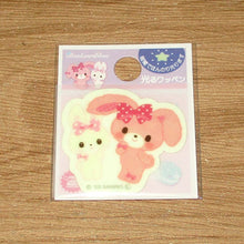 Load image into Gallery viewer, Japan Sanrio Pochacco / Hello Kitty / Kuromi / Hangyodon / My Melody / Pompompurin / Bad Badtz Maru / Tuxedo Sam / Cinnamoroll / Little Twin Stars / Pekkle / Bonbonribbon Iron on Plastic Patch Sticker (Luminous)