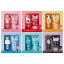 Load image into Gallery viewer, Japan Sanrio Hello Kitty / My Melody / Cinnamoroll / Pochacco / Kuromi / Hangyodon Lip Balm and Hand Cream Set
