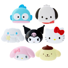 Load image into Gallery viewer, Japan Sanrio Hello Kitty / My Melody / Cinnamoroll / Pompompurin / Kuromi / Pochacco / Hangyodon Pocket Mirror and Comb (Face)
