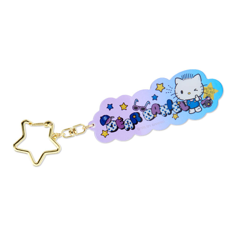 Japan Sanrio Hello Kitty / Little Twin Stars / My Melody / Dear Daniel / Patty and Jimmy / My Sweet Piano / Kuromi / Pochacco / Cinnamoroll / Pompompurin Acrylic Keychain (Logo)
