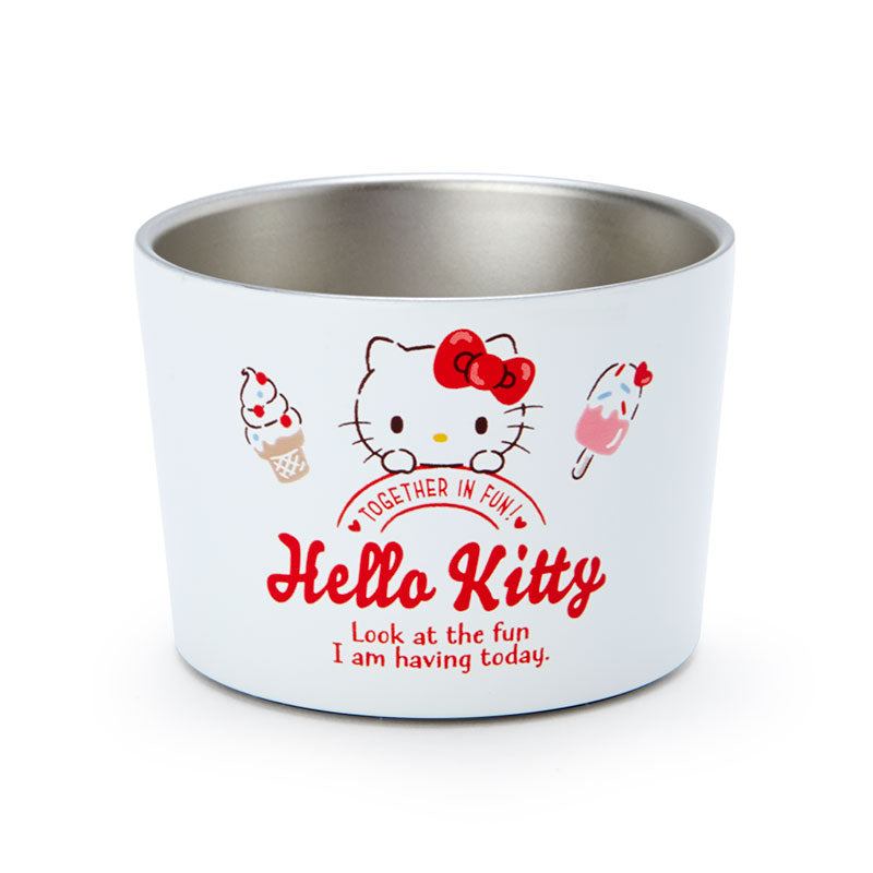Japan Sanrio Hello Kitty / My Melody / Little Twin Stars / Cinnamoroll Stainless Steel Ice Cream Bowl 120ml